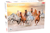 Puslespill - Tactic Animals: Wild Horses - 1000 pcs - 56754