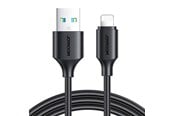 USB - Joyroom Kabel til USB-A / Lightning / 2.4A / 0.25m S-UL012A9 (svart) - S-UL012A9 0.25m LB