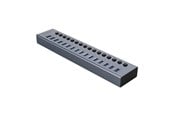 USB-hub - ORICO BT2U3-16AB Hub 16x USB-A 3.0 with switches - gray USB-hub - USB 3.0 - 16 porter - Grå - BT2U3-16AB-EU-GY-BP-HU