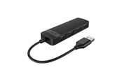 USB-hub - ORICO FL02 USB-A Hub Docking Station 4x USB-A 2.0 - Black USB-hub - USB 2.0 - 4 porter - Svart - FL02-BK-BP-HW-HU
