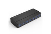 USB-hub - ORICO Hub Orico H7928-U3-V1 7x USB-A 3.0 - black USB-hub - USB 3.0 - 7 porter - Svart - H7928-U3-V1-EU-BK-BP-HU