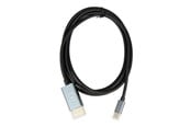 Skjermkabel - iBOX - video adapter cable - USB-C to DisplayPort - 1.8 m - ITVCDP4K