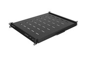 Rackskap - Lanberg - rack sliding shelf - 445 x 350 mm load capacity up to 35 kg 4-point mounting - 1U - AK-1020-B