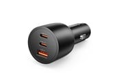 Mobil - Adaptere og ladere - ORICO PowerLink 165W USB-A + 2x USB-C Car Charger - Black - PL-165-1A2C-BK-EP-HU