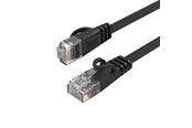 Nettverkskabel - ORICO PUG-C6B CAT6 1000Mbps RJ45 Ethernet Network Cable Flat LAN 8m - Black - PUG-C6B-80-BK-EP-HU