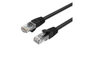 Nettverkskabel - ORICO PUG-C6 CAT6 1000Mbps RJ45 Ethernet Network Cable LAN Round 8m - Black - PUG-C6-80-BK-EP-HU