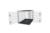 Hund - Nobby Foldbart metal transportbur til bil L Sort - L62313