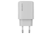 Mobil - Adaptere og ladere - Canyon OnCharge 250 25W PD Oplader Hvid - CNE-CHA250-21