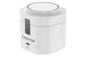 Mobil - Adaptere og ladere - Canyon WCS-205 15W Qi2 2-i-1 Trådløs Oplader Hvid - CNS-WCS405WW/A