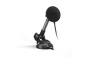 Mobil - Andre tilbehør - SBS Telescopic smartphone holder with inductive chargerwith suction cup compatible with MagSafe - black - TESUPPMAG15WLONGARM