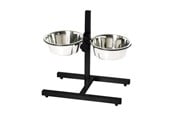 Hund - Nobby Foderstander m/2 skåle justerbar 4 L - L72830