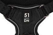 Hund - 51 Degrees North 51 - Wanderful - H Harness - Trail - Black - S - 51AWFHT303