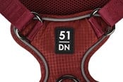 Hund - 51 Degrees North 51 - Wanderful - H Harness - Trail - Burgundy - S - 51AWFHT203