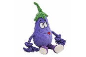 Hund - Nobby Plys Aubergine med reb 37 cm - L53045