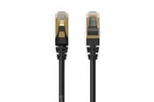 Nettverkskabel - ORICO PUG-C7 CAT7 10Gbps RJ45 Ethernet Network Cable Internet LAN Round 20m - Black - PUG-C7-200-BK-EP-HU