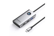 USB-hub - ORICO PW11-5P USB-C Hub Docking Station 1x USB-A 3.0 + 2x USB-A 2.0 + 1x USB-C PD + 1x HDMI - Gray USB-hub - USB 3.0 - Grå - T5-SV-EP-HU