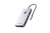 USB-hub - ORICO XCR 12in1 RGB USB-C Docking Station USB-hub - USB 3.1 - 12 porter - Grå - XCR-X2-GY-BP