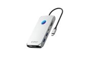 USB-hub - ORICO XCR 12in1 RGB USB-C Docking Station USB-hub - USB 3.1 - 12 porter - Sølv - XCR-X2-SV-BP