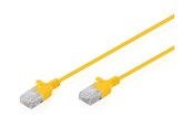 Nettverkskabel - DIGITUS patch cable - 2 m - yellow - Gul - DK-1618-020S-Y-10