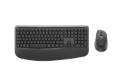 Tastatur - Logitech Signature Comfort Plus Combo MK880 for Business (Graphite) - Tastatur & Mussett - Tysk - Grå - 920-014047