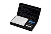 Kjøkkenvekt - Wozinsky Kjøkkenvekt WDW-1000 Jewelry Scale 200g 0.01g Precision Illuminated - Black - 5907769388545