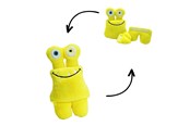 Hund - Tearrible Aktivitets bamse Tiny Gul- u/piv 14 cm. - 867761000454