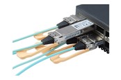 Nettverkskabel - LevelOne 100GBase-SR4-AOC direct attach cable - 1 m - Blå - AOC-0501