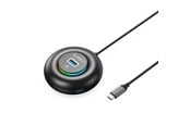USB-hub - ORICO YXR4-C3 RGB USB Hub 4-Port USB-A 3.0 with Audio/Microphone Port 0.3m - Black USB-hub - USB 3.0 - Svart - YKR4-C3-03-BK-BP