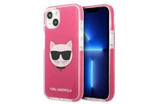 Mobil - Deksel og etui - Karl Lagerfeld Choupette Head case for iPhone 13 - fuchsia - 3666339048532