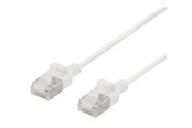 Nettverkskabel - Deltaco patch cable - white - Hvit - UFTP-1068