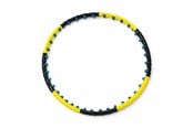 Sport & Fitness - Wozinsky WHH-110 Hula Hoop-massasjer med knotter - Svart og gul - 5907769384561