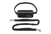 Sport & Fitness - Wozinsky WPST-01 Hoftebelte med lomme og elastisk bånd for løping med hund - Svart - 5907769384974