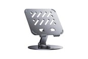 Mobil - Andre tilbehør - Wozinsky WRS-DSY84SS 360° roterende tabletstativ i aluminium - grå - 5907769374616