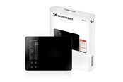 Kjøkkenvekt - Wozinsky Kjøkkenvekt WIK-16 Smart kjøkkenvekt med digitalt display, Bluetooth-app - Svart - 5907769388019