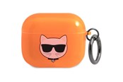 Mobil - Andre tilbehør - Karl Lagerfeld Choupette case for AirPods 3 - orange - 3666339009304
