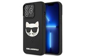 Mobil - Deksel og etui - Karl Lagerfeld 3D Rubber Choupette Case for iPhone 13 Pro / iPhone 13 - Black - 3666339028152