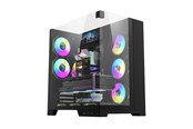 Kabinett - Darkflash TH285 Plus (with 8x fans and a IPS screen) - Kabinett - Miditower - Svart - TH285 Plus 8fans+screen