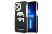 Mobil - Deksel og etui - Karl Lagerfeld Iconik Karl Case for iPhone 13 Pro / iPhone 13 - Black - 3666339048426