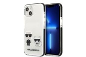 Mobil - Deksel og etui - Karl Lagerfeld KLHCP13STPEKCW iPhone 13 mini 5.4" hardcase white/white Karl&Choupette - 3666339048600