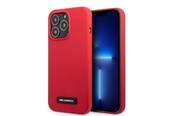 Mobil - Deksel og etui - Karl Lagerfeld KLHCP13LSLMP1R iPhone 13 Pro / 13 6.1" hardcase red/red Silicone Plaque - 3666339048747