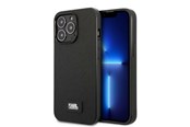 Mobil - Deksel og etui - Karl Lagerfeld KLHCP13LSFMP2K iPhone 13 Pro / 13 6.1" hardcase black/black Saffiano Plaque - 3666339048945
