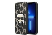 Mobil - Deksel og etui - Karl Lagerfeld KLHCP13SPMNIKBK iPhone 13 mini 5.4" hardcase black/black Monogram Ikonik Patch - 3666339049362