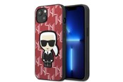 Mobil - Deksel og etui - Karl Lagerfeld KLHCP13MPMNIKPI iPhone 13 6.1" hardcase red/red Monogram Ikonik Patch - 3666339049416