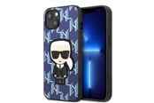 Mobil - Deksel og etui - Karl Lagerfeld KLHCP13SPMNIKBL iPhone 13 mini 5.4" hardcase blue/blue Monogram Ikonik Patch - 3666339049485