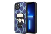 Mobil - Deksel og etui - Karl Lagerfeld KLHCP13MPMNIKBL iPhone 13 6.1" hardcase blue/blue Monogram Ikonik Patch - 3666339049492