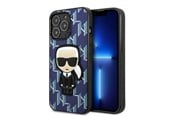 Mobil - Deksel og etui - Karl Lagerfeld KLHCP13XPMNIKBL iPhone 13 Pro Max 6.7" hardcase blue/blue Monogram Ikonik Patch - 3666339049515