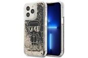 Mobil - Deksel og etui - Karl Lagerfeld Liquid Glitter Gatsby Case for iPhone 13 Pro / iPhone 13 - Black - 3666339049829