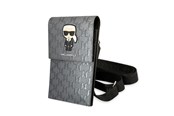 Veske/Hylster/Sekk til bærbar PC - Karl Lagerfeld Ikonik Karl Monogram Patch bag - silver - 3666339051822
