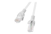Nettverkskabel - Lanberg patch cable - 3 m - grey RAL 7035 - Grå - PCU6-20CC-0300-S