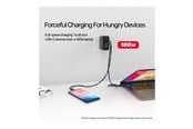USB - Unitek - USB-C cable - USB-C to USB-C - 80 cm - C14100BK-0.8M